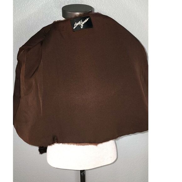 Vintage Day-Jones Dark Brown Mink Fur Stole Shoulder Wrap - Picture 3 of 14